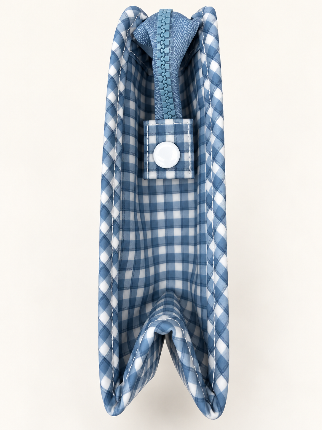 Roadie Medium Zip Pouch Rodeo Check Indigo