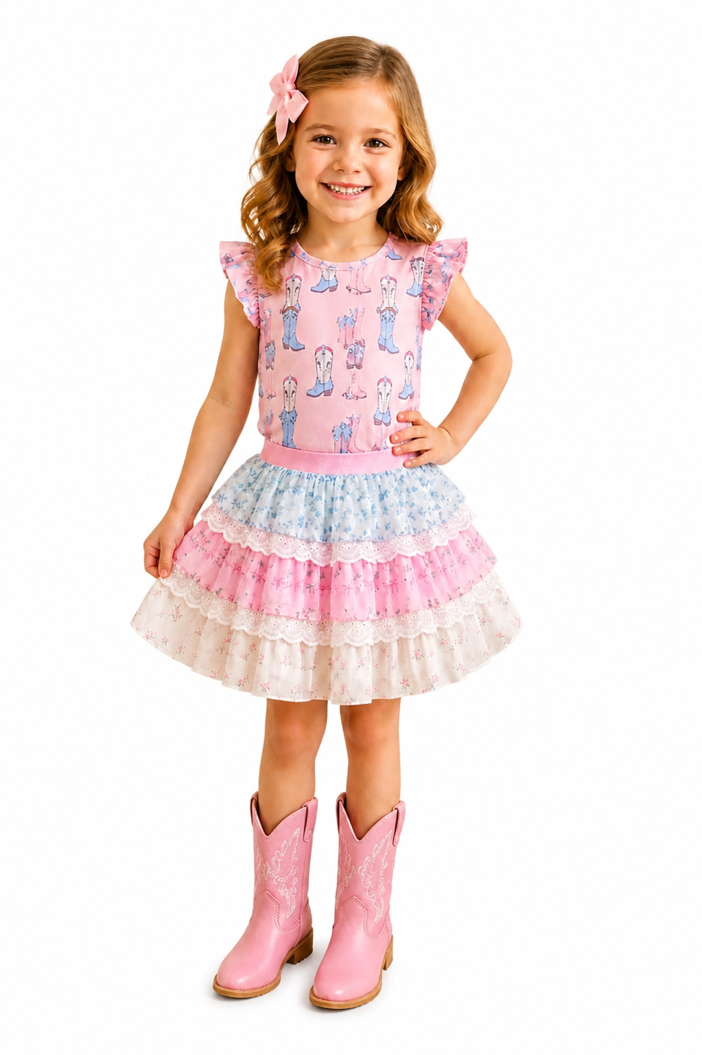 Ribbons and Rodeos Ruffle Tee