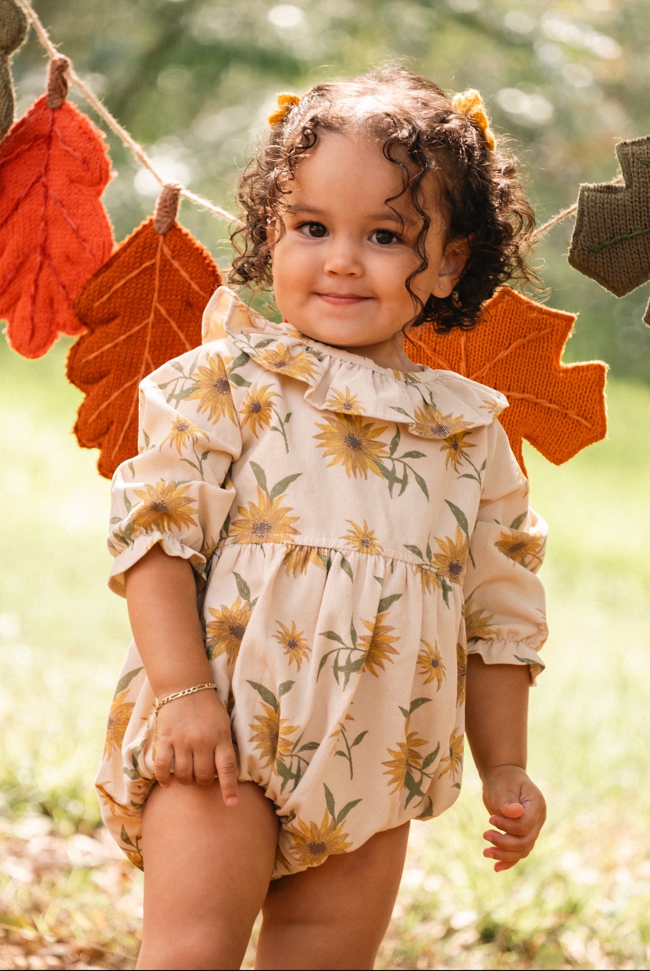 Sunflower Field Hazel Romper