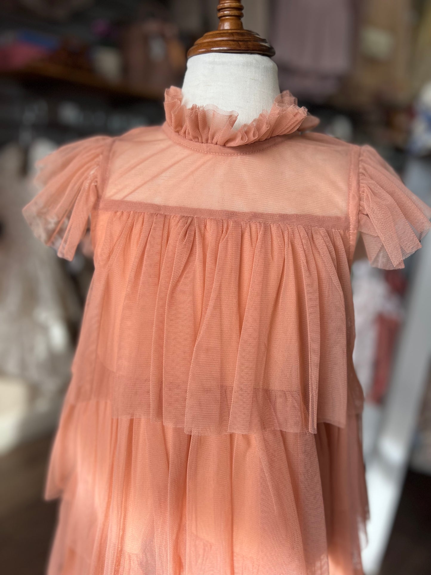Rose Tulle Dress