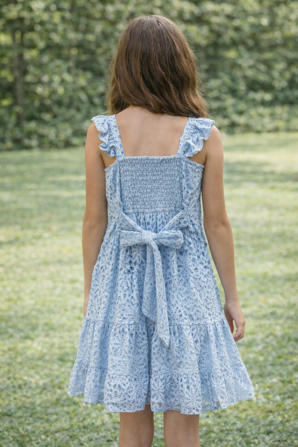 Light Blue Lace Dress