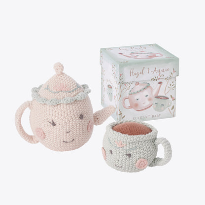 Boxed Teapot & Teacup Rattles