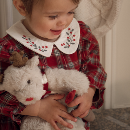 Holiday Red Tartan Bubble