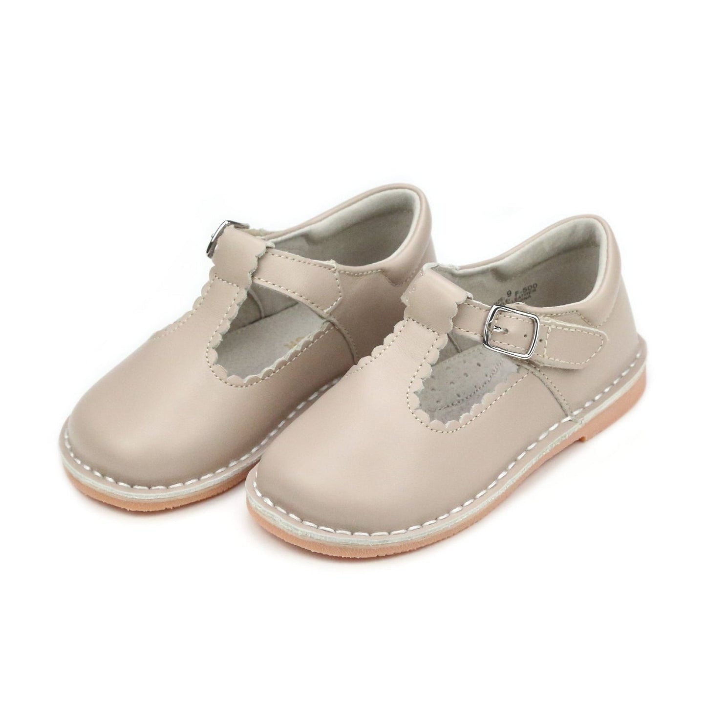 500 Almond Selina T-Strap