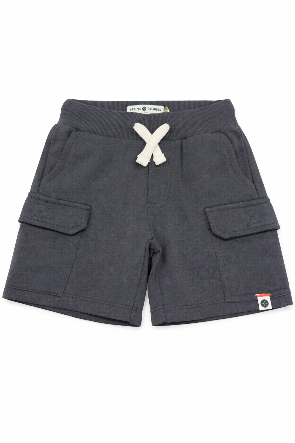 Boy Cargo Grey Sweat Short