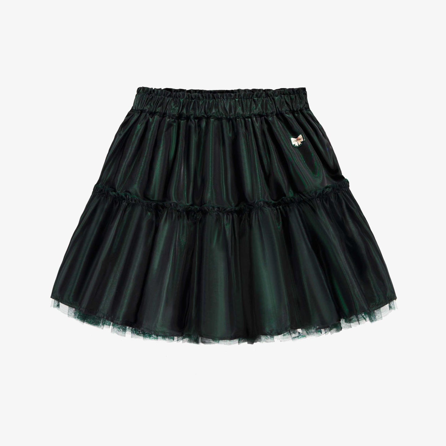 Emerald Green Ruffle Skirt