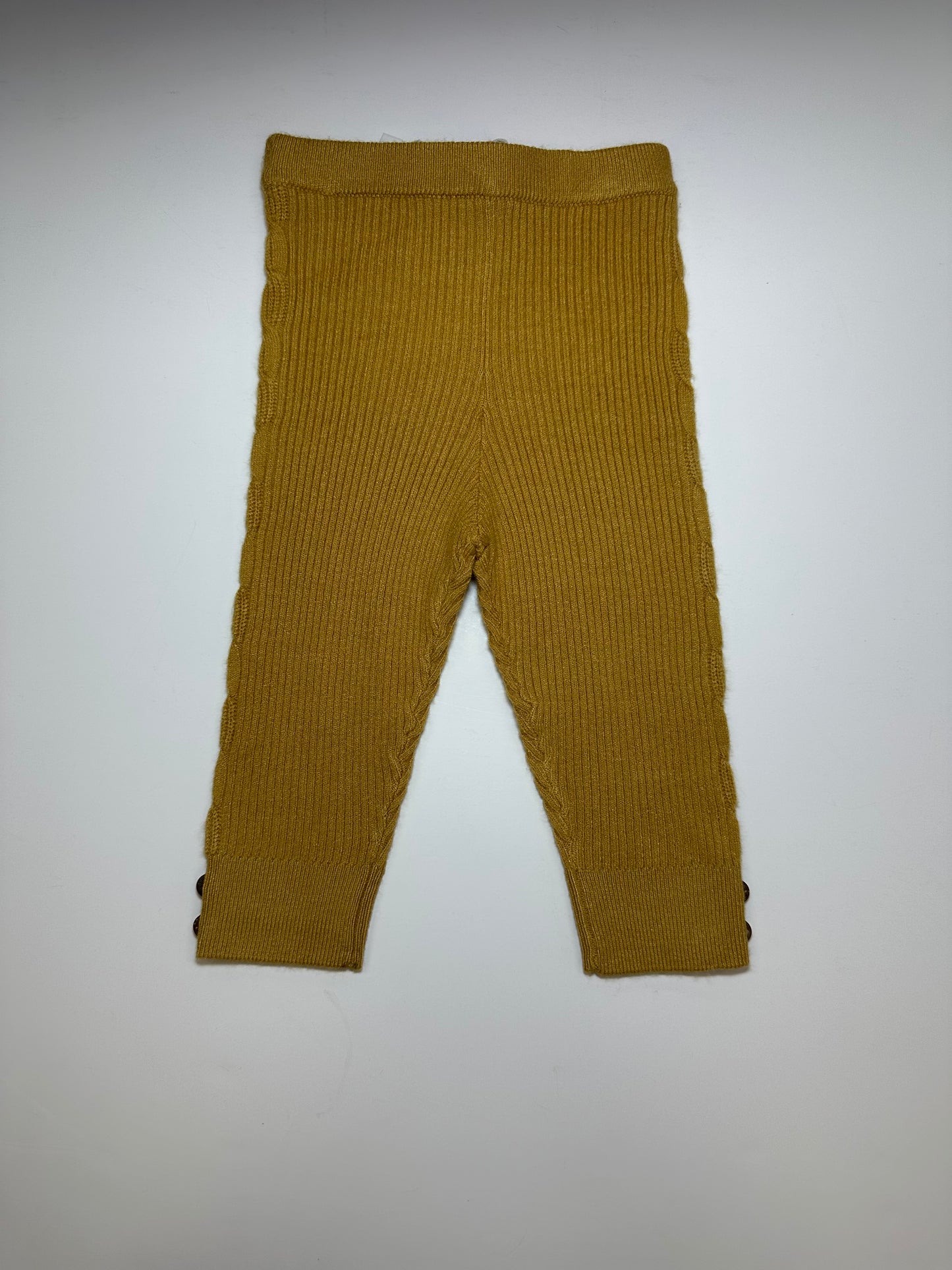 Honey Heather Baby Knit Leggings