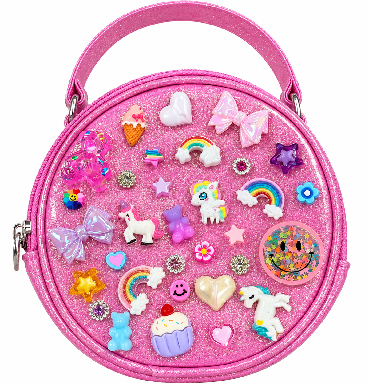 Round Galaxy Charm Bag