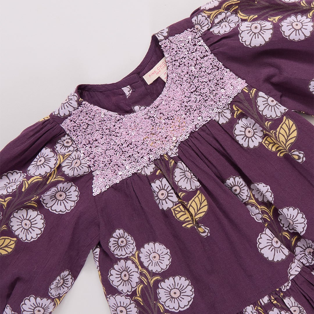 Fiona Plum Buttercup Floral Dress