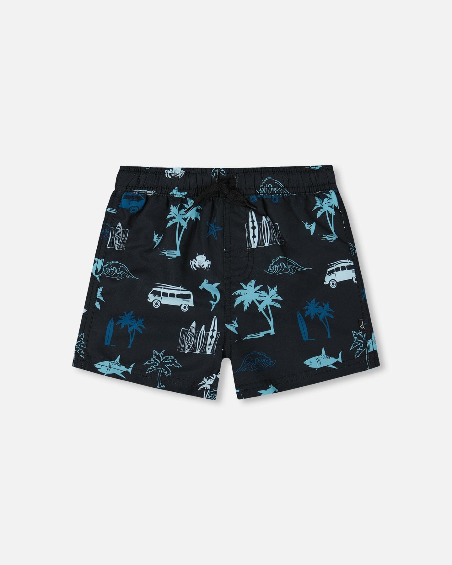 Printed Beach Swim Trunks