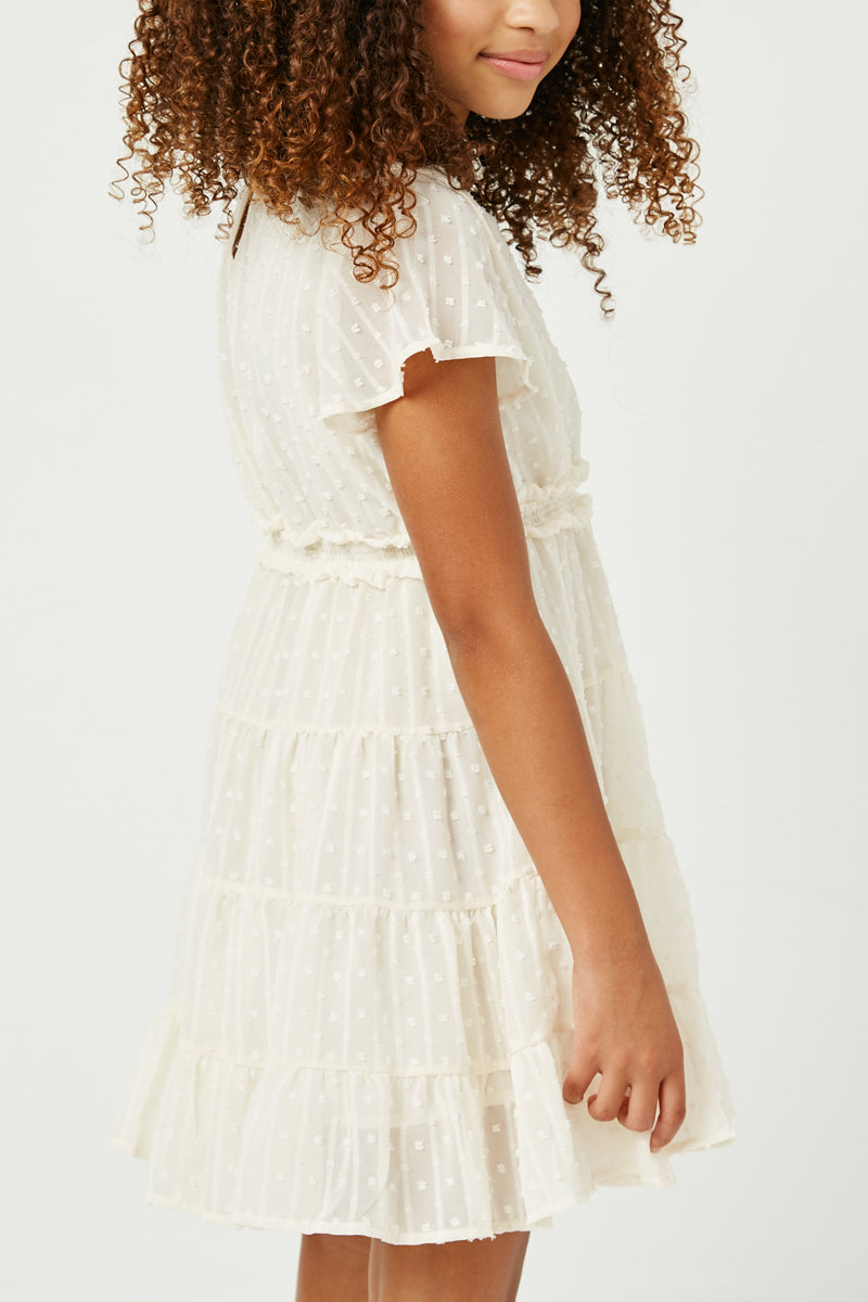 Cream Dot Dress