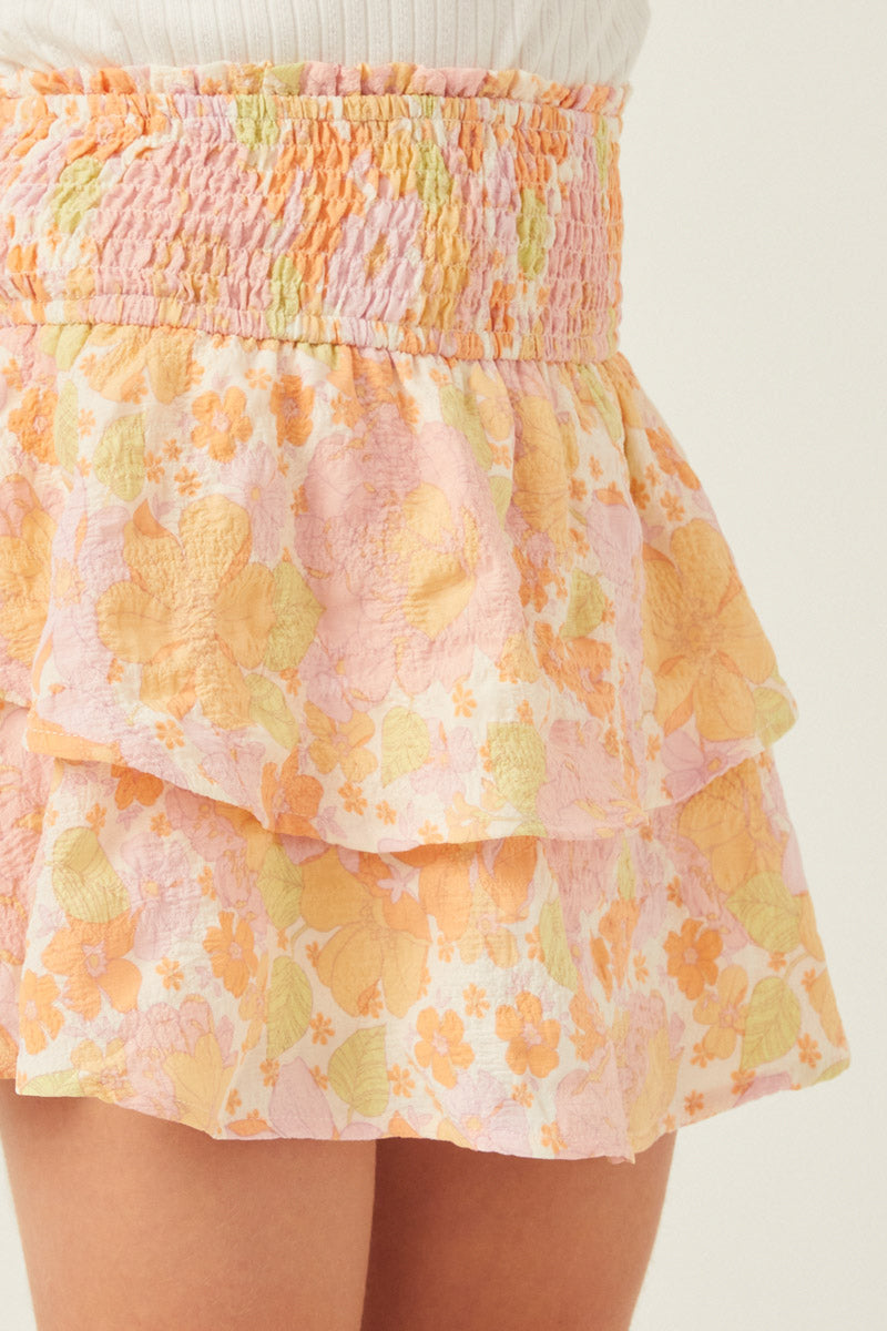 Pastel Floral Skirt