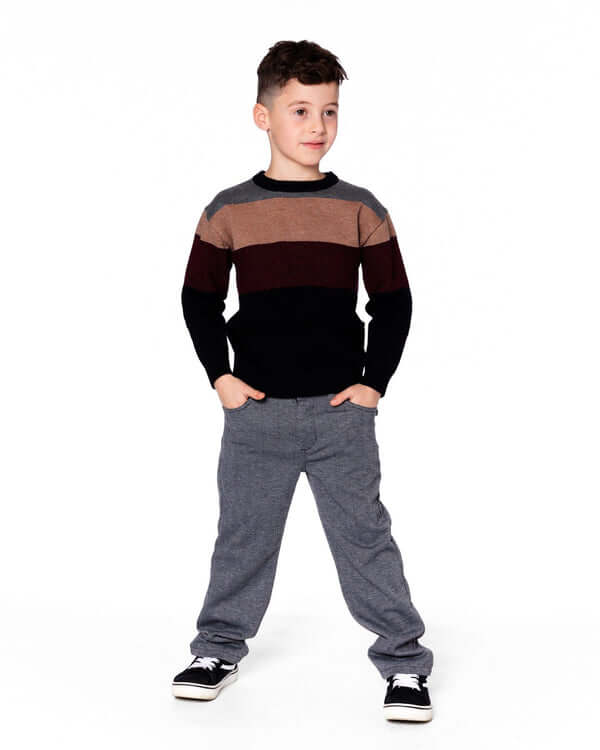 Multicolor Block Sweater