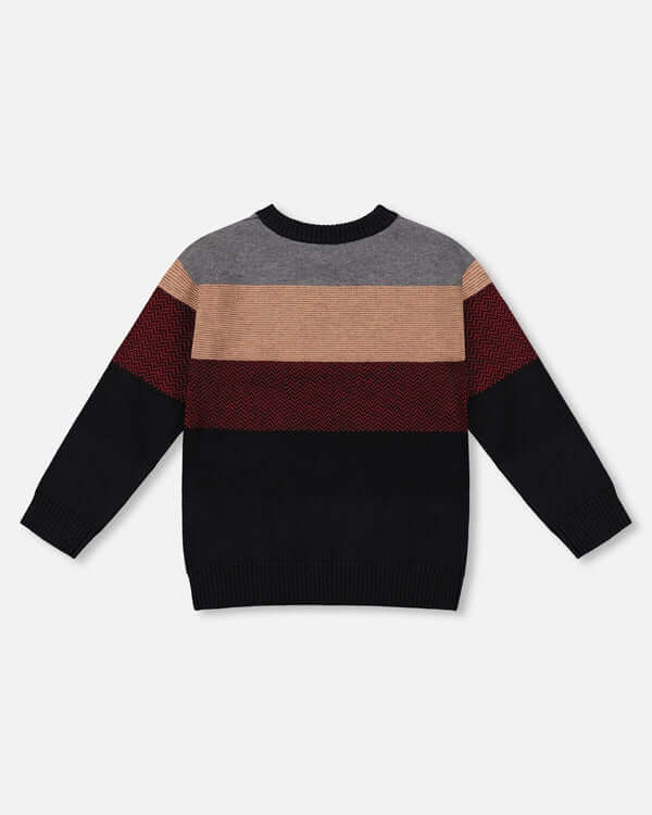 Multicolor Block Sweater