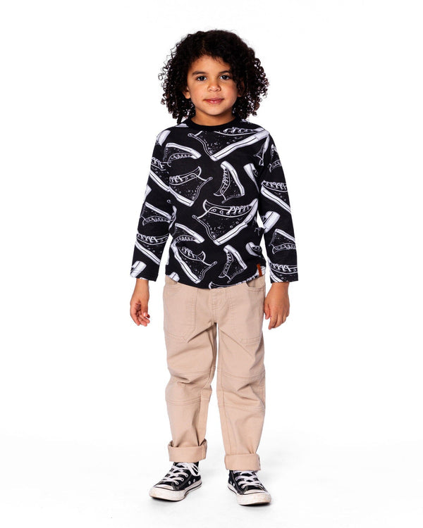 Anthracite Shoes Long Sleeve Tee