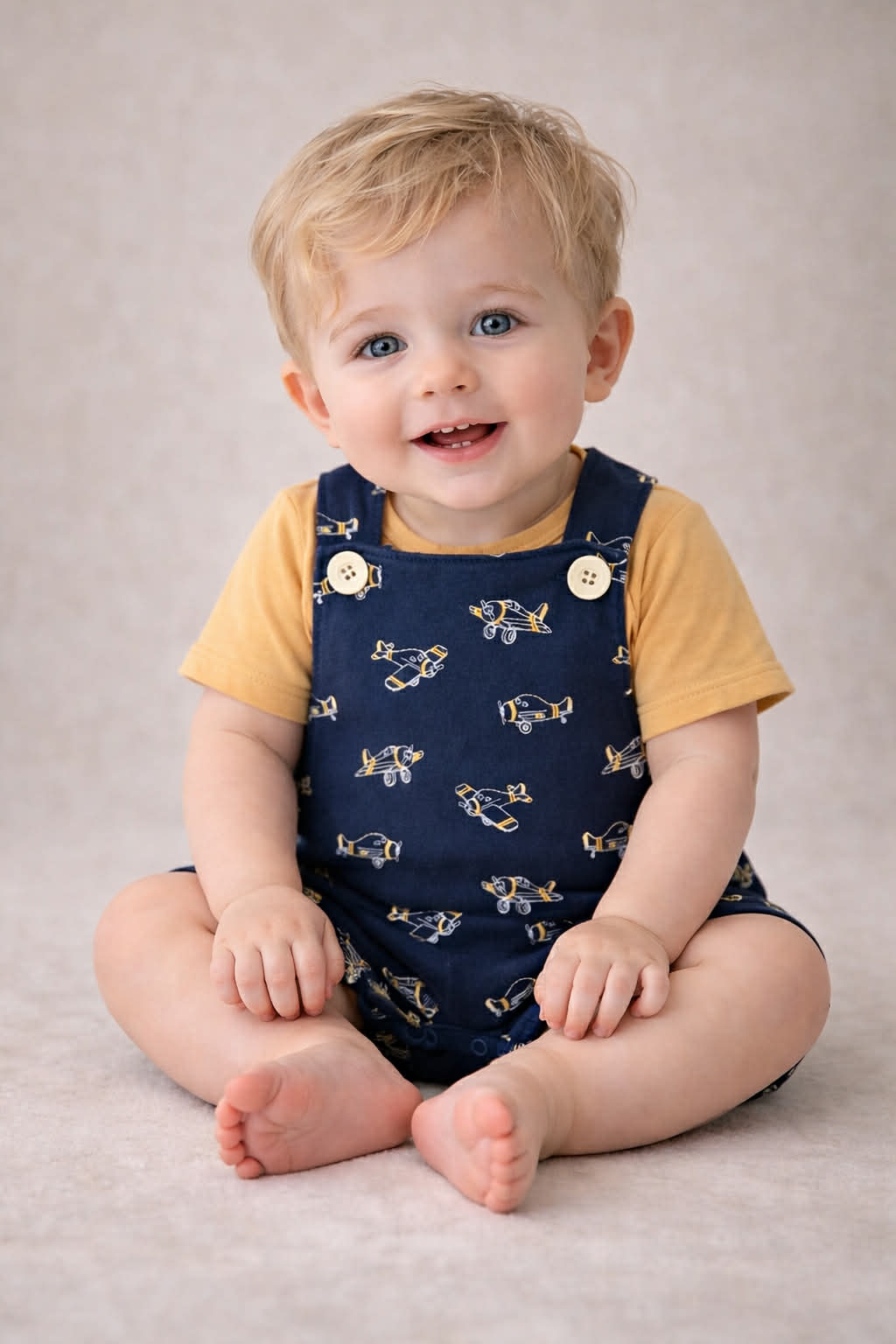 Tamarind Bodysuit w/ Airplanes Overall