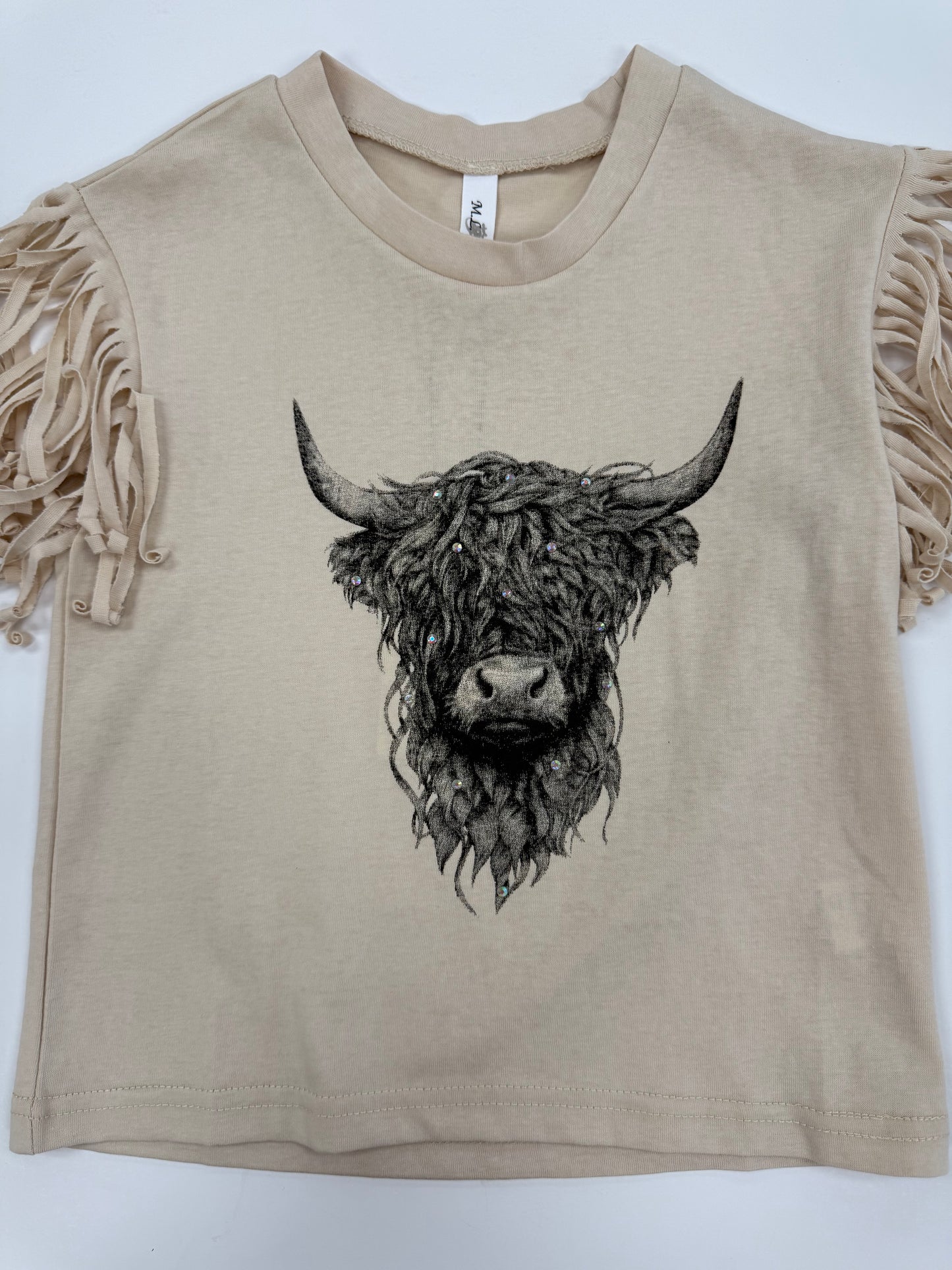 Fringe Sleeve Highlander T-Shirt