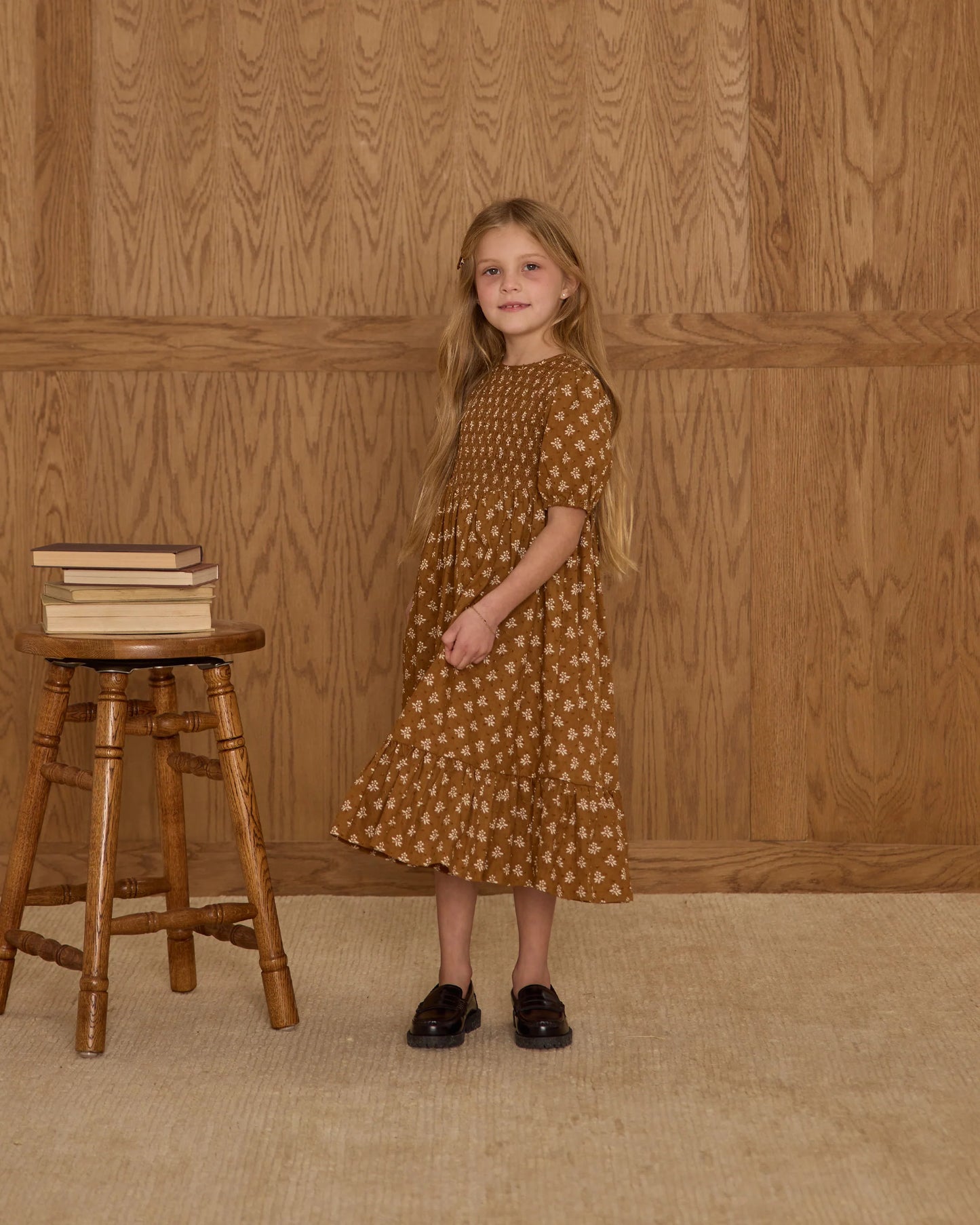 Lydia Dress Golden Fleur