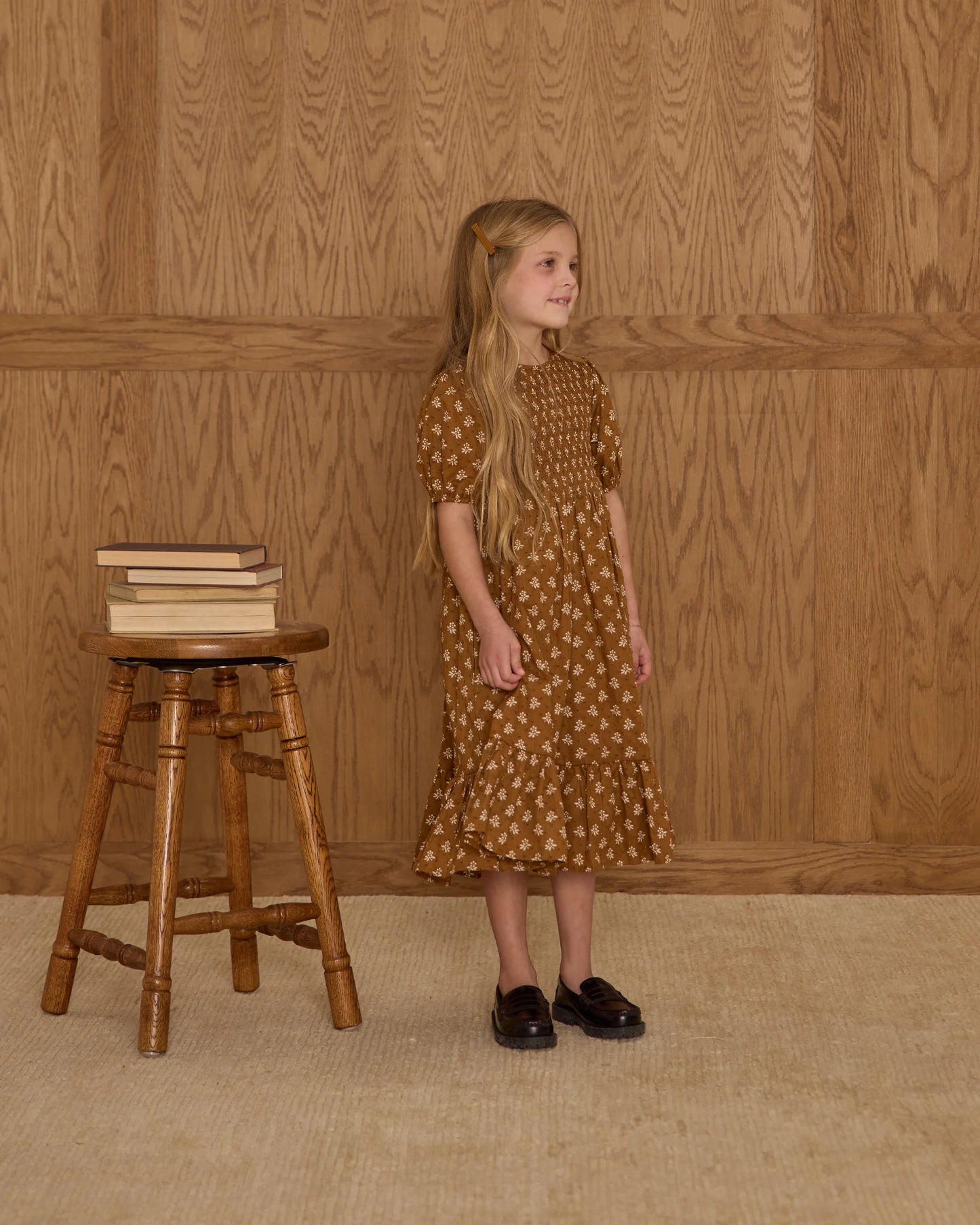 Lydia Dress Golden Fleur