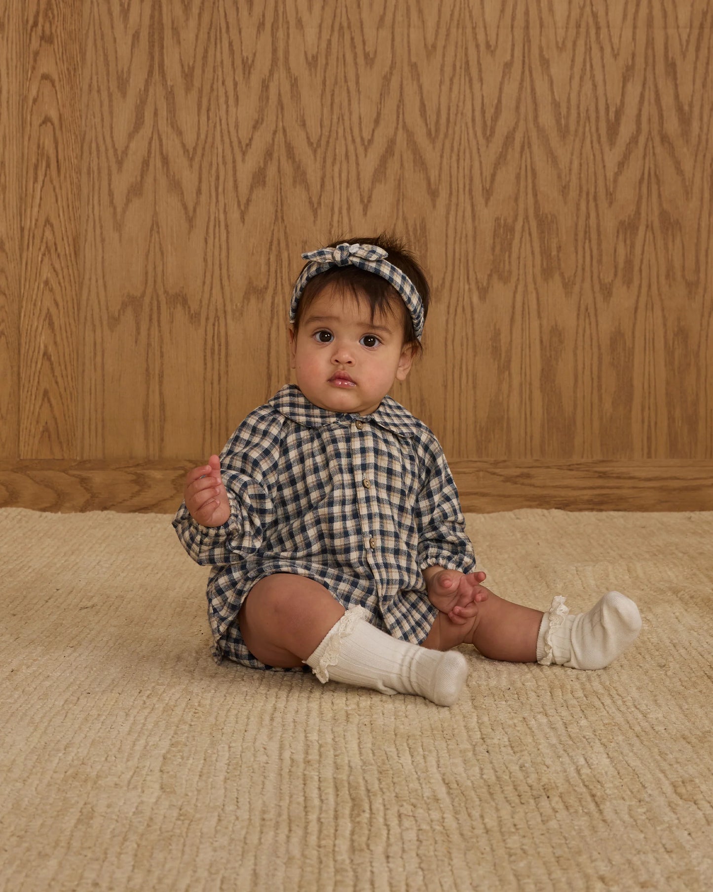 Nellie Set Navy Check
