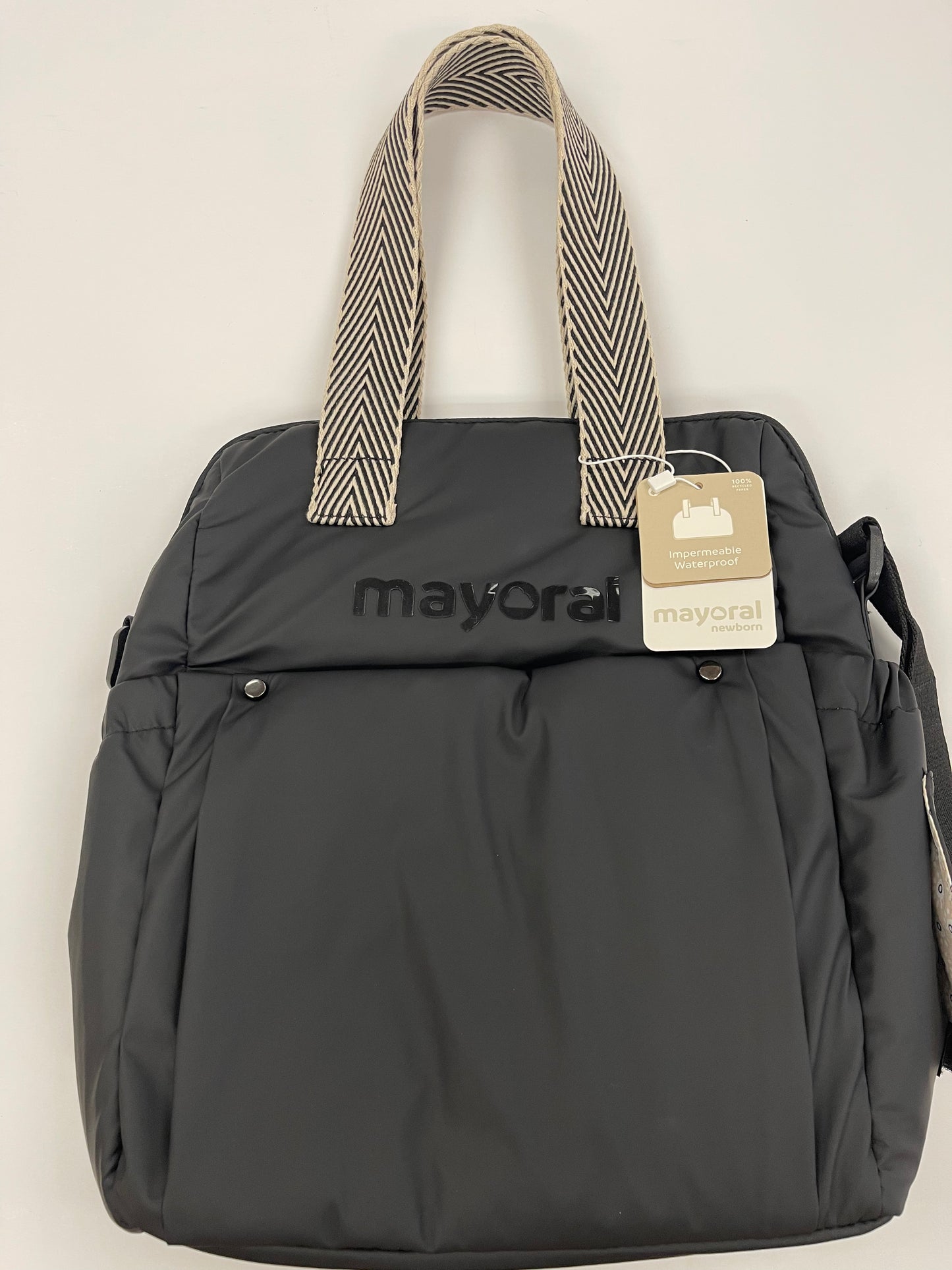 19897 Jet Black Daiper Bag