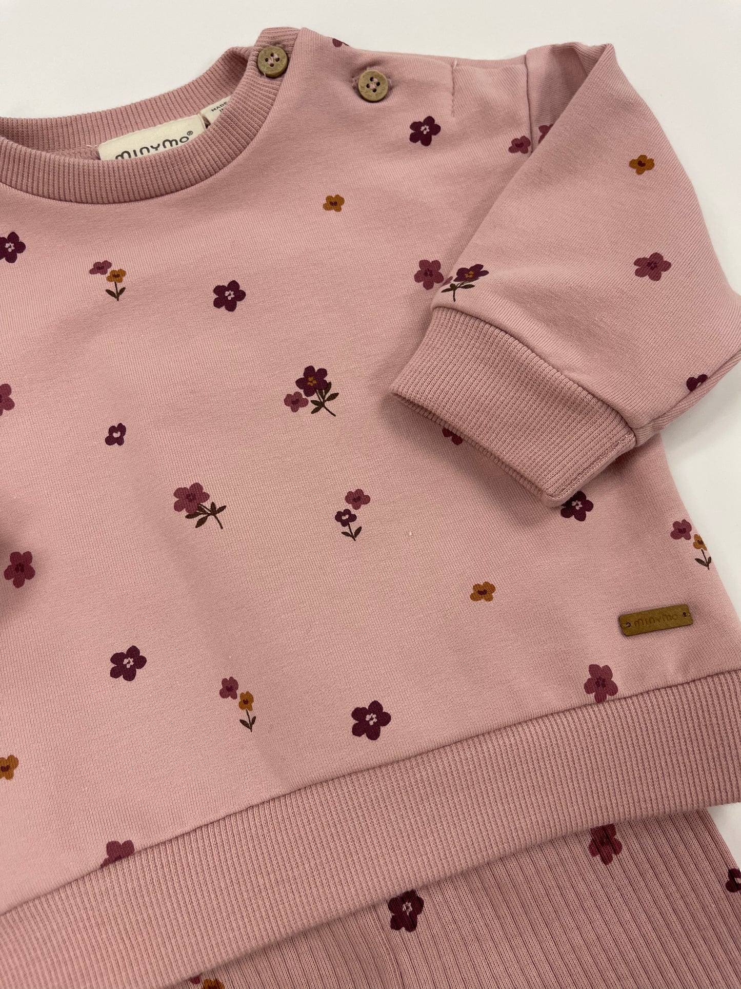 Pale Mauve Floral 2pc Set