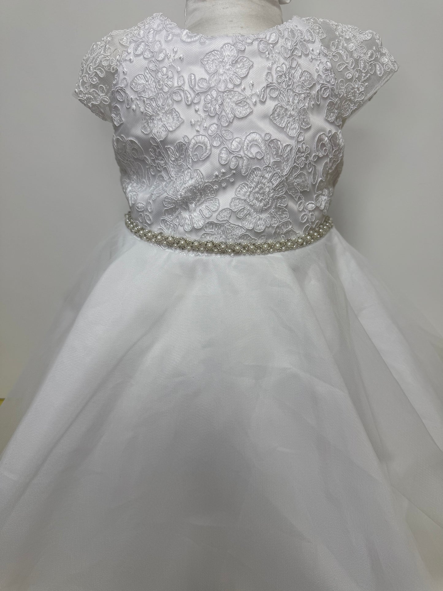 5851S Lace Bodice Dress