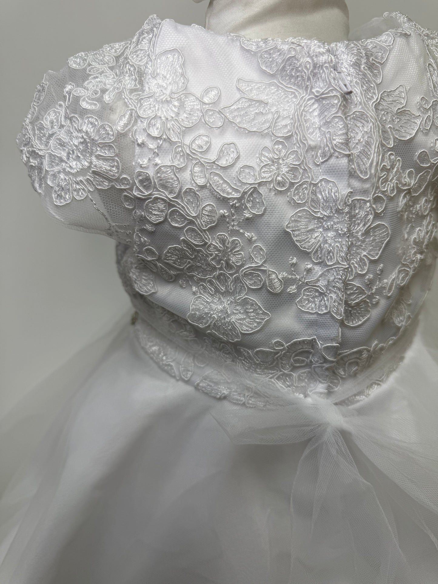 5851S Lace Bodice Dress