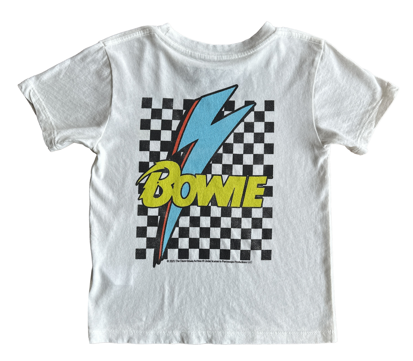 David Bowie Checkered Bolt Tee