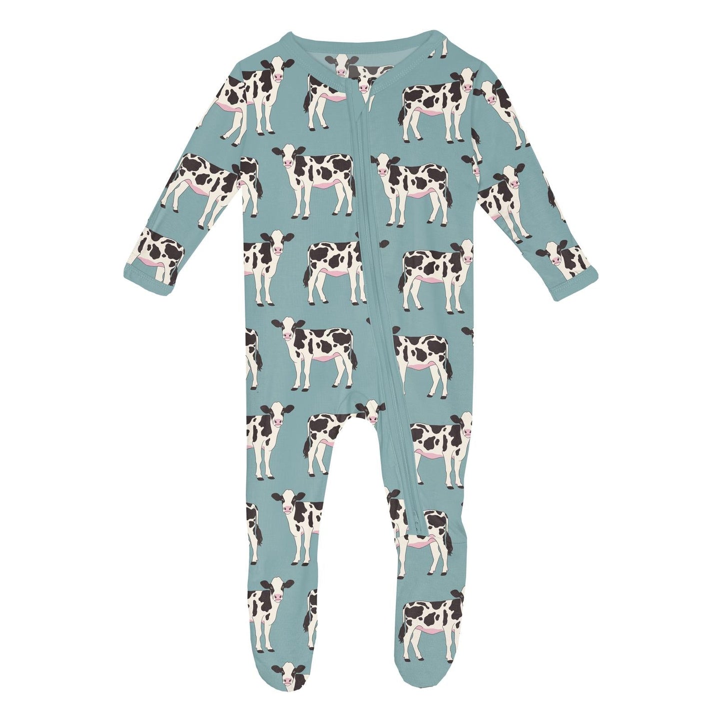 Jade Cows Footie