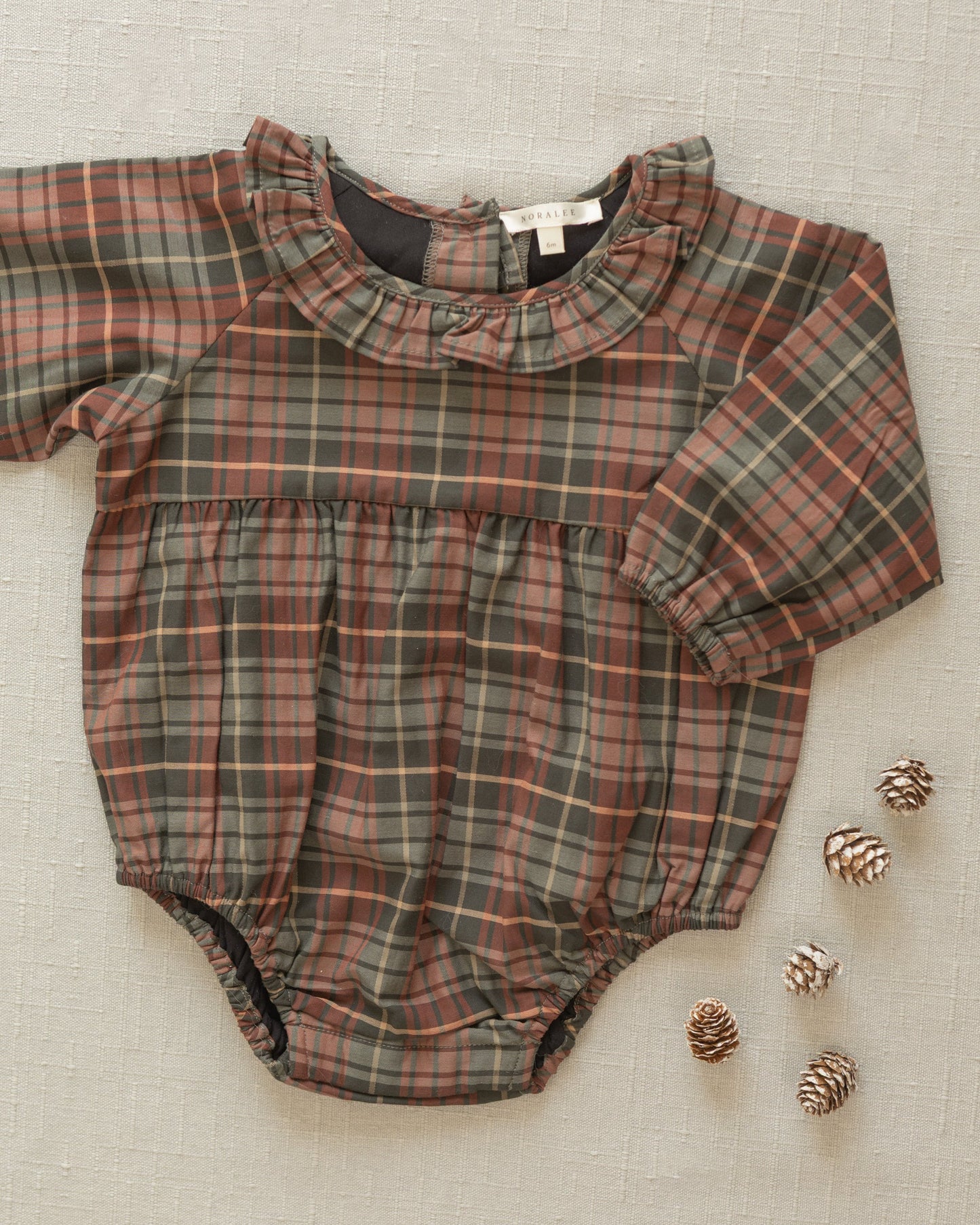 Winter Tartan Adeline Romper
