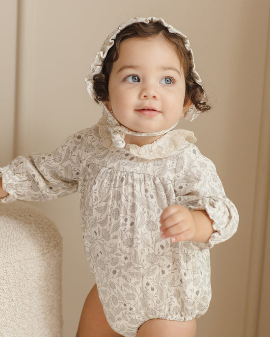 Winter Floral Romper