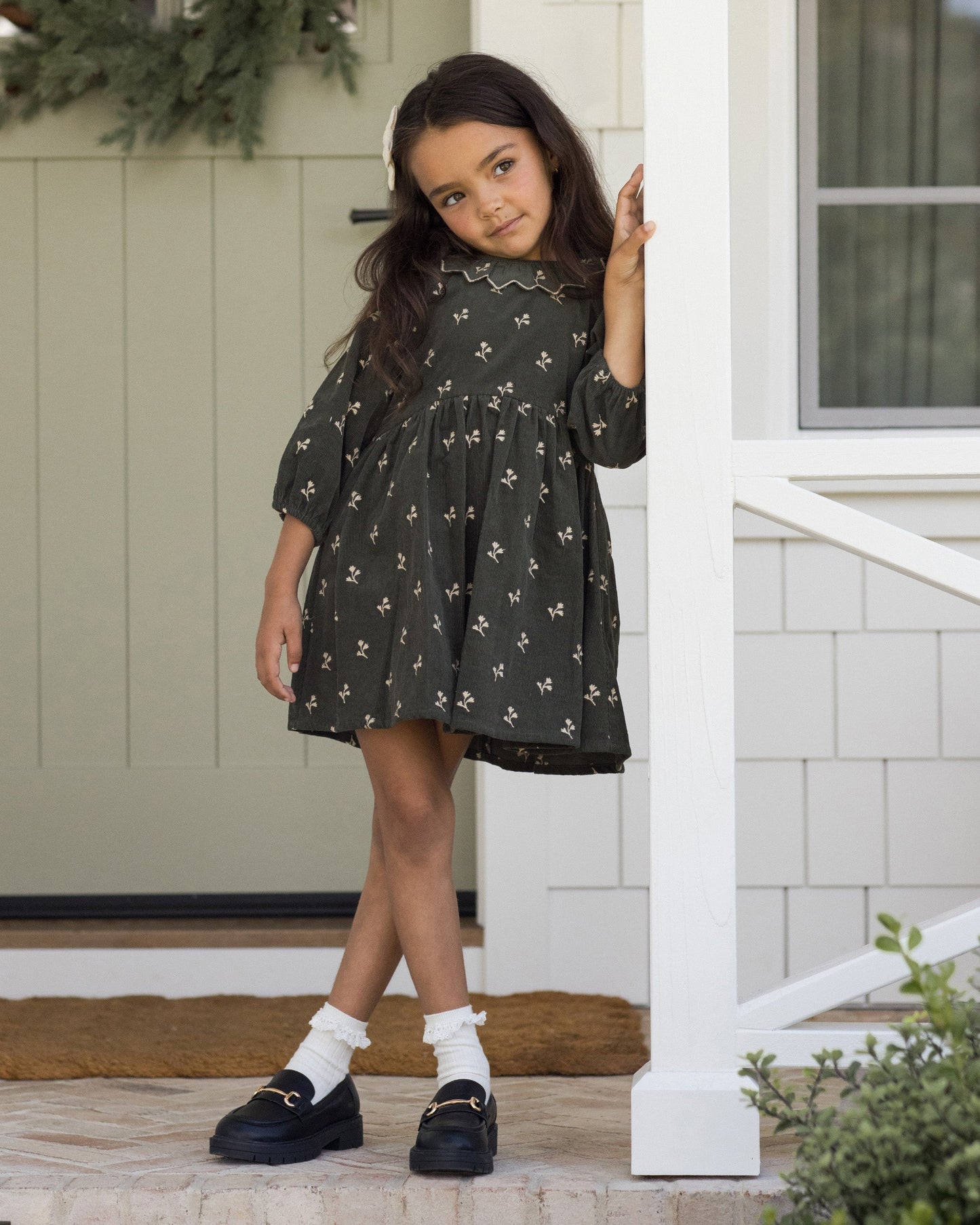 Freya Dress Blossom Embroidery