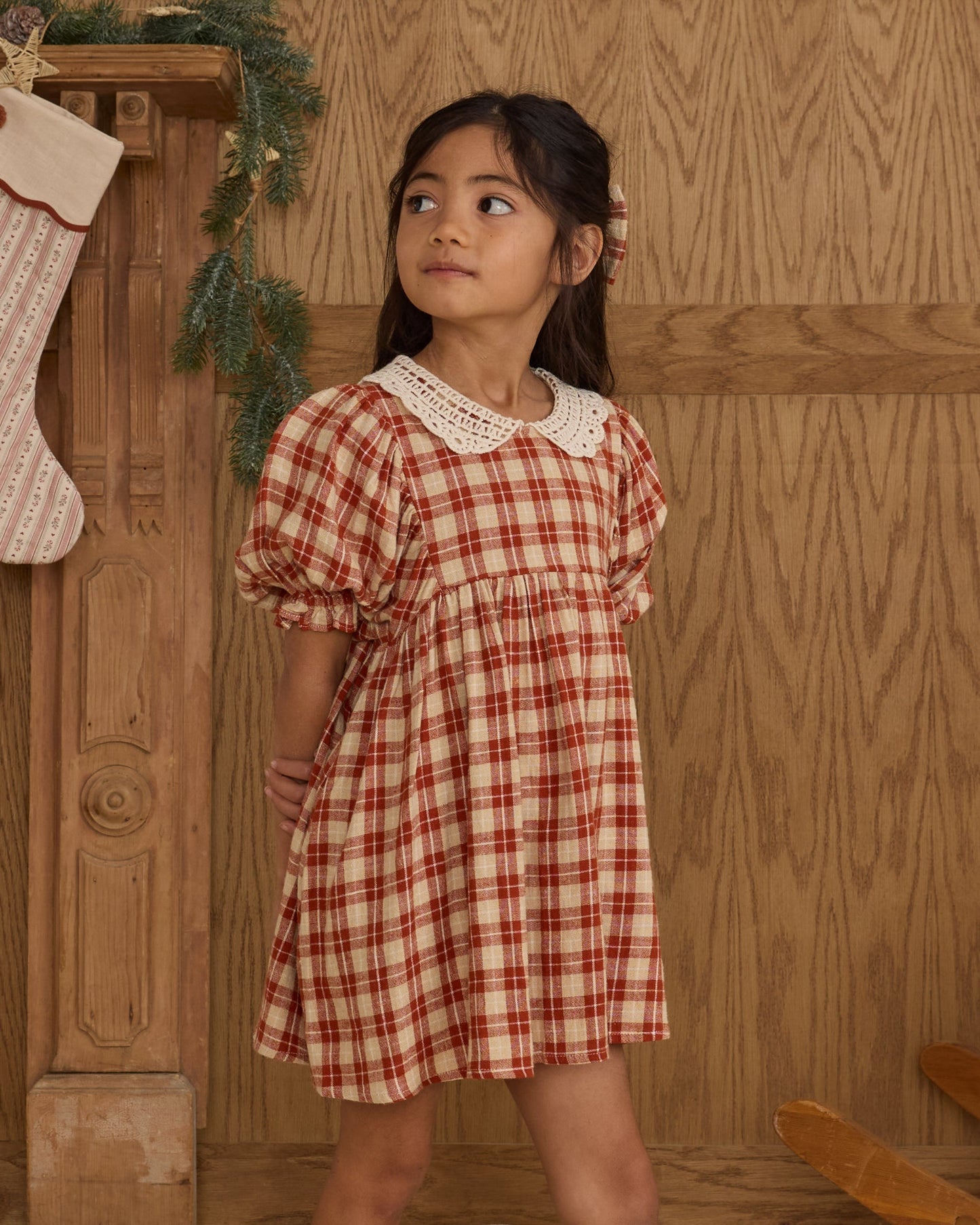 Heidi Dress Red Plaid