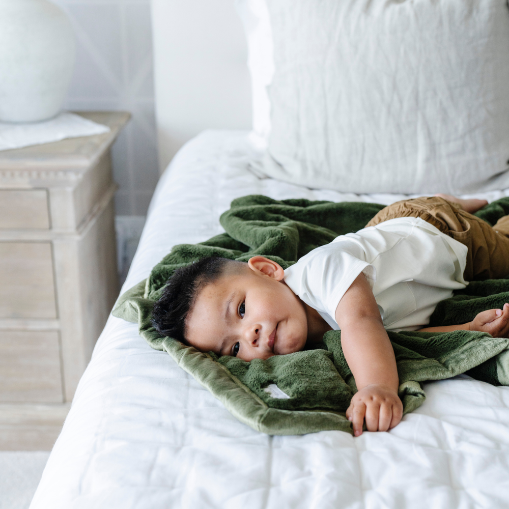 Lush Receiving Blanket Fern