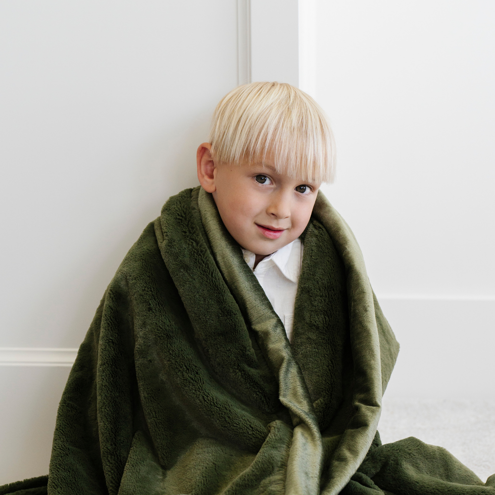 Lush Receiving Blanket Fern