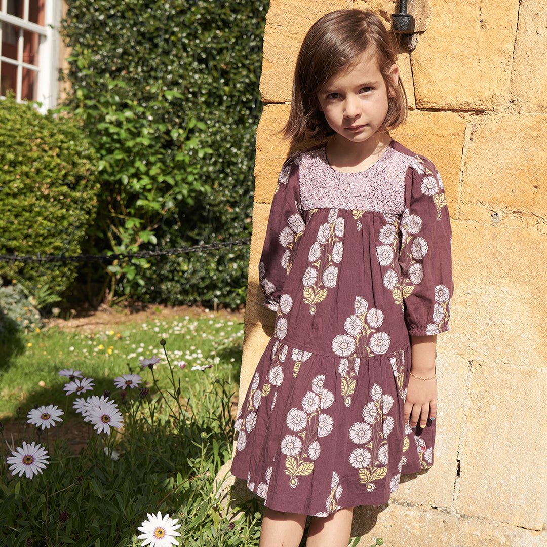 Fiona Plum Buttercup Floral Dress