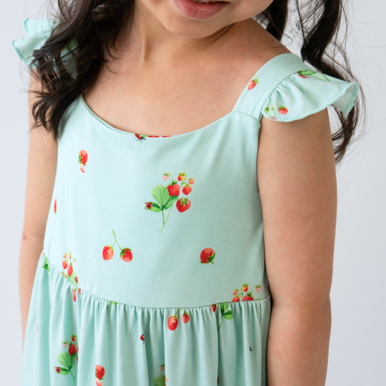 Strawberry Garden Tiered Dress