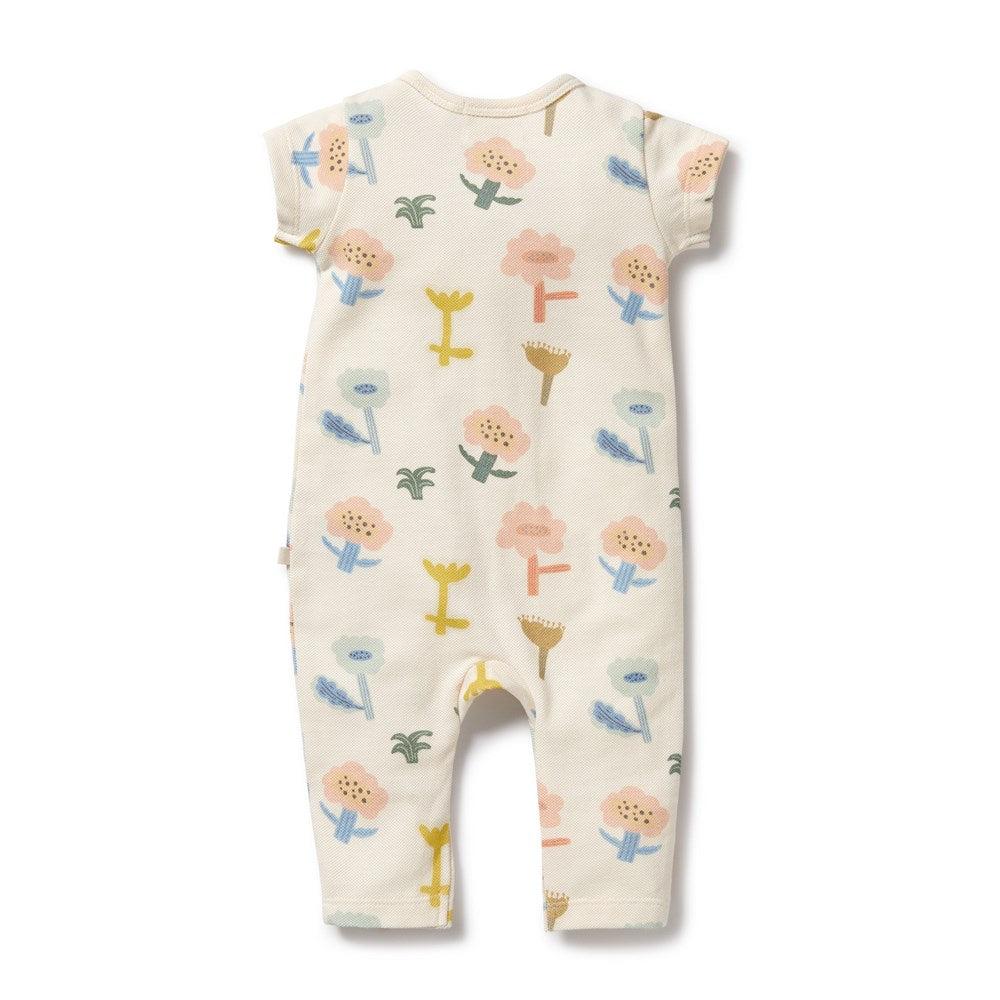 Cookie Cut Ruffle Zipsuit