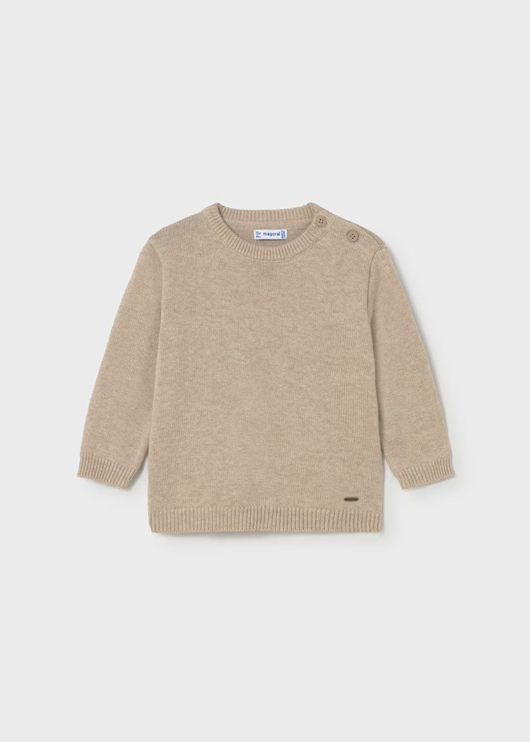 Basic Beige Heather Sweater