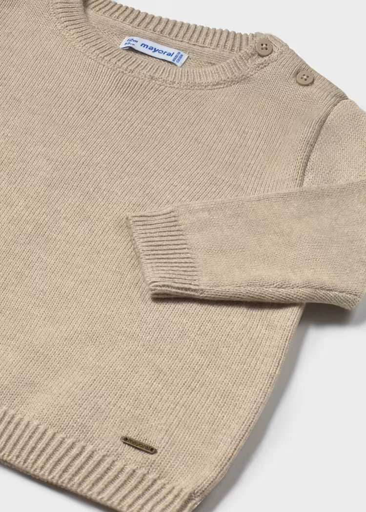 Basic Beige Heather Sweater