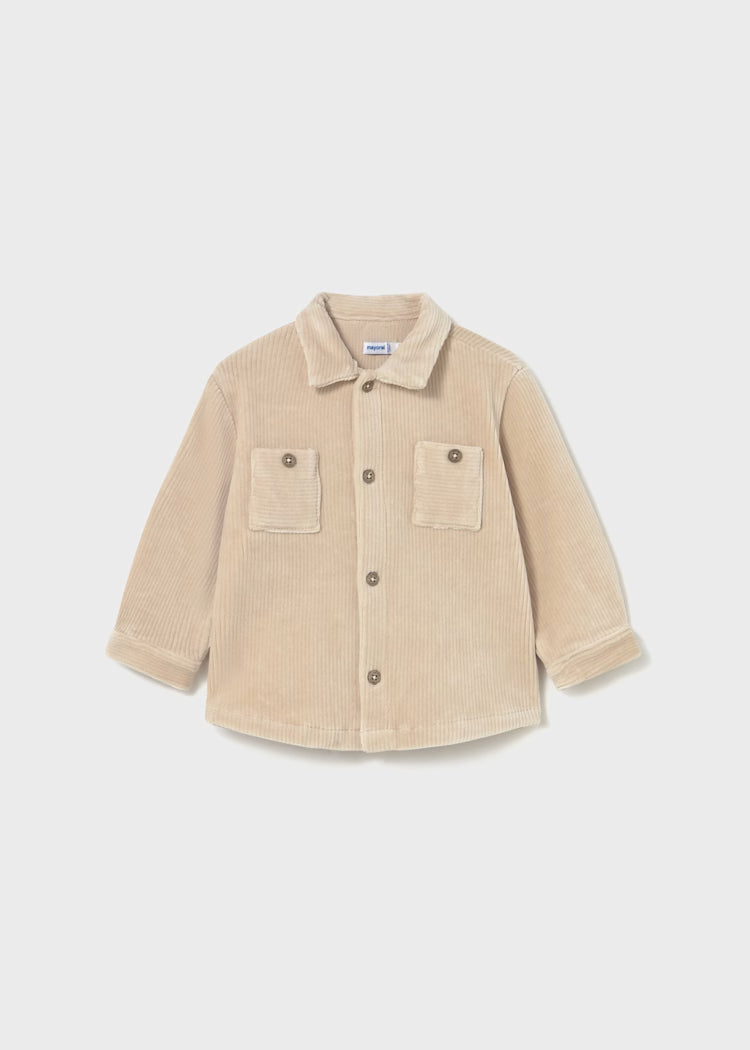 2105 Cream Knit Overshirt