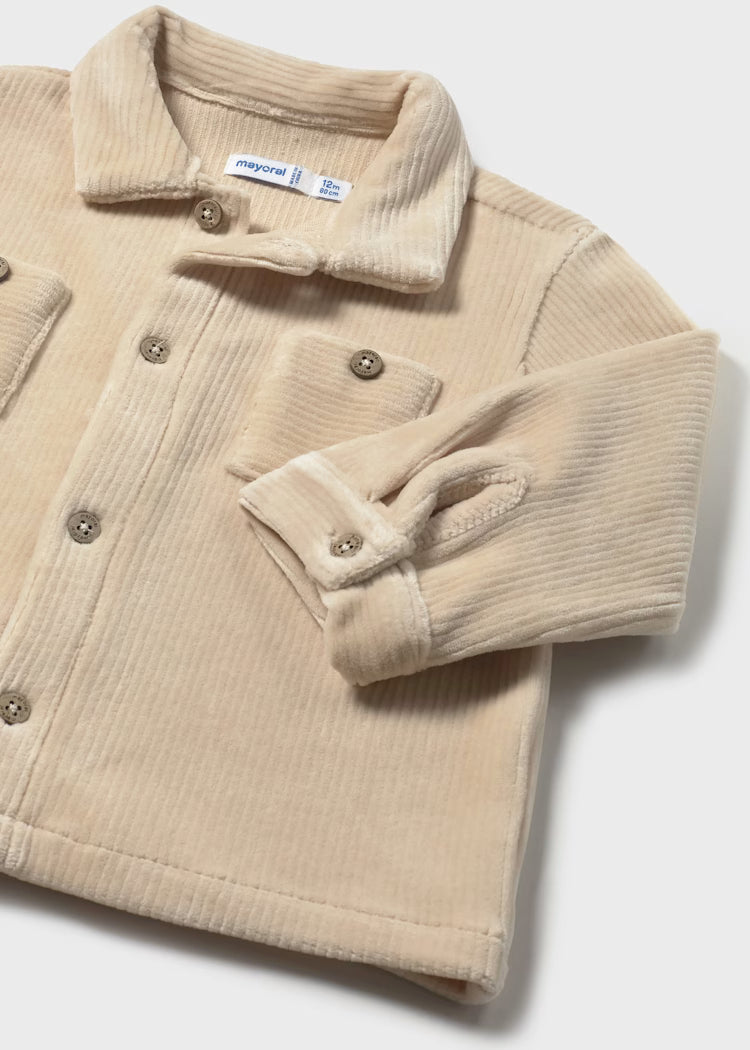 2105 Cream Knit Overshirt