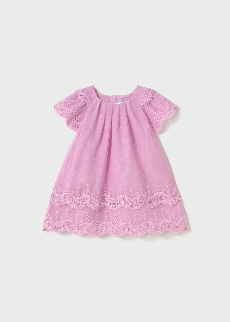 1910 Mauve Tulle Dress