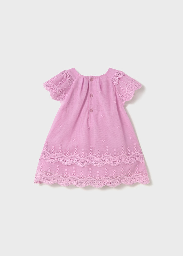 1910 Mauve Tulle Dress