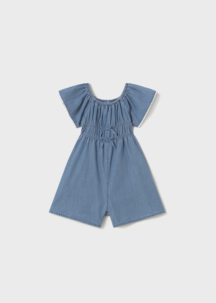1838 Light Denim Flowy Romper
