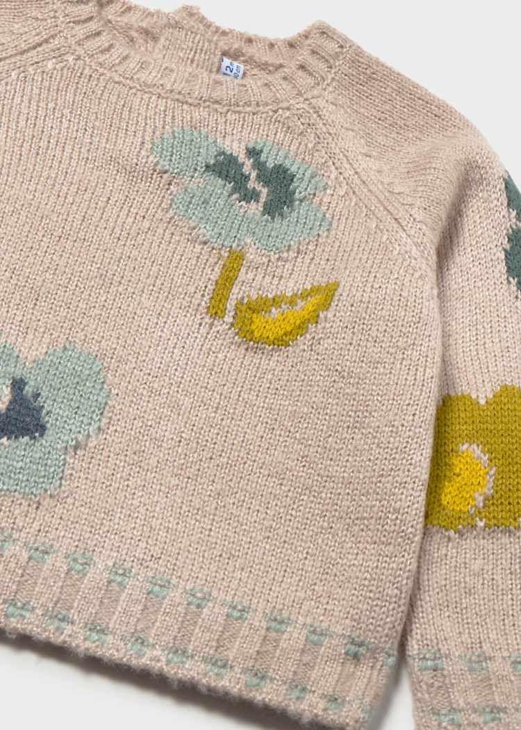 Seed Mix Jacquard Sweater
