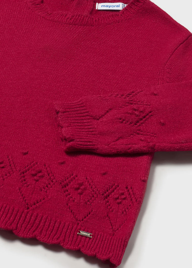 Baby Red Knit Sweater