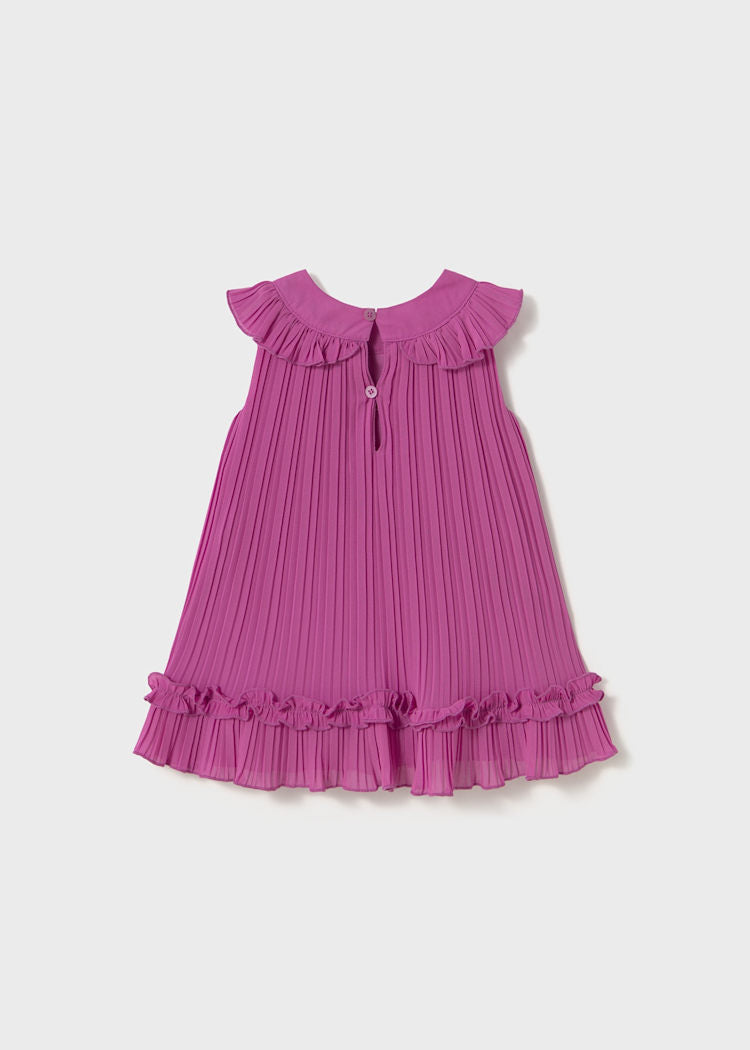 1915 Orchid Pleated Dress