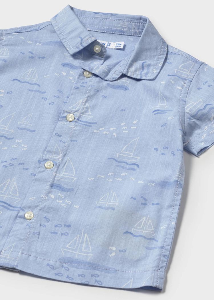 1112 Boat Button Down Shirt